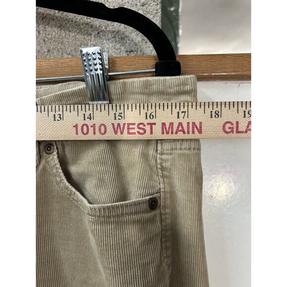 OLD NAVY Women’s Pants Size 10 ( 33x30.5)‎ Regular Mid-Rise Stretch Corduroy Tan - Picture 8 of 15